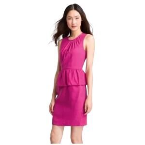 Trina Turk Dresses Trina Turk Kiran Peplum Dress Magenta Women’s size 6